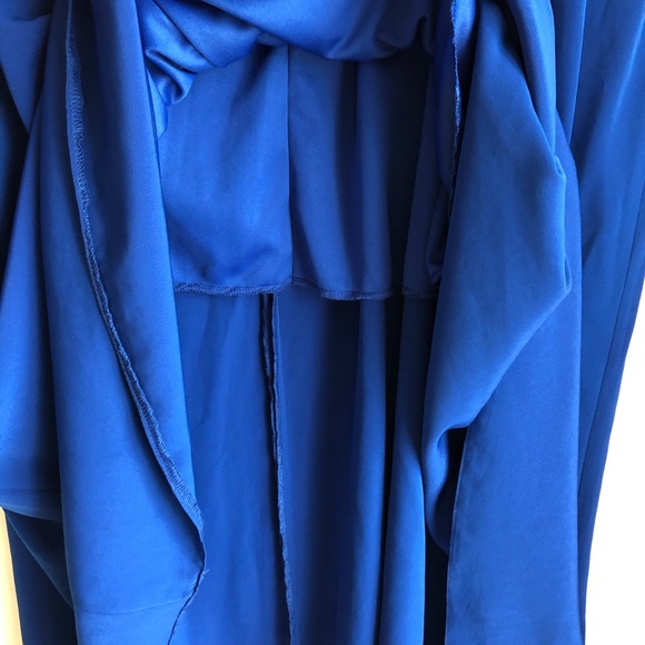NWOT Royal Blue Pleated Full Length Skirt - Picture 4 of 8